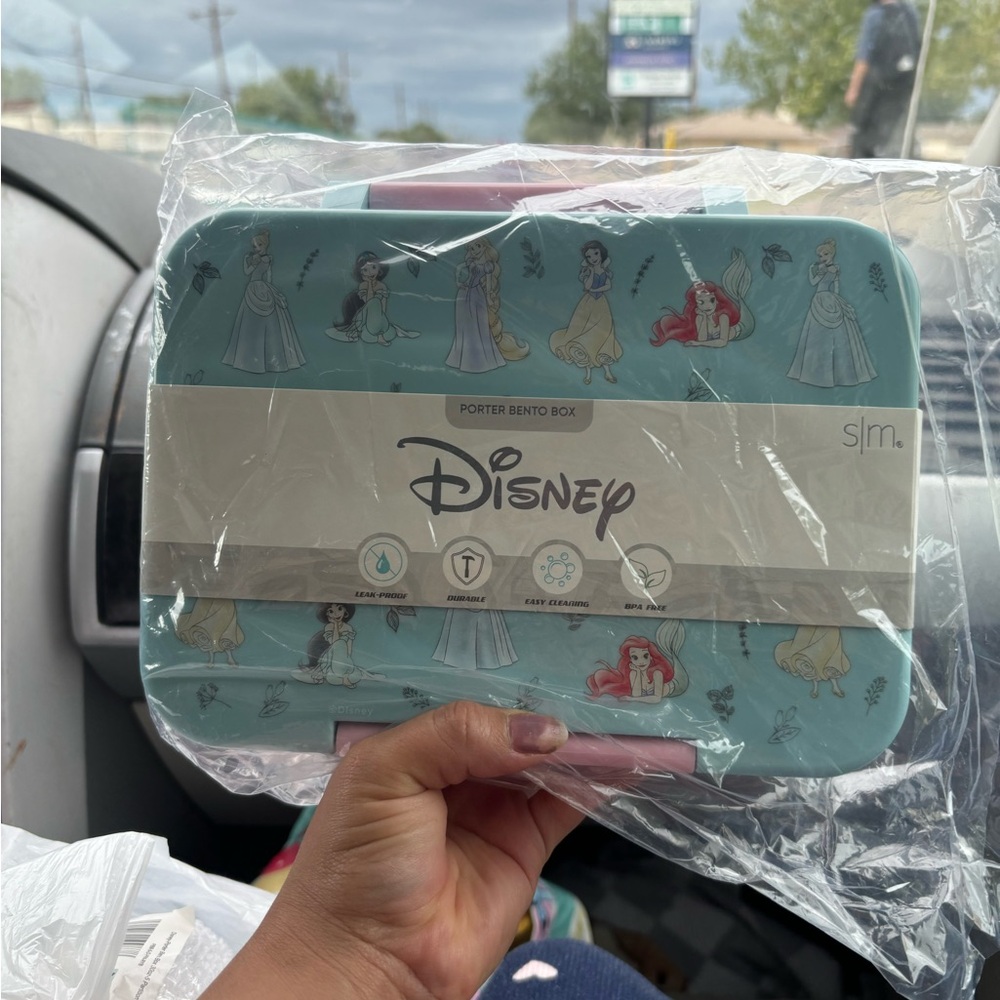 Disney Princess Teal and Pink Bento Box